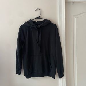 black zip up - fits like a small/medium